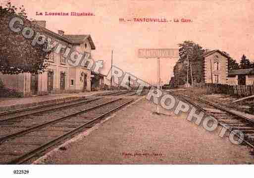 Ville de TANTONVILLE, carte postale ancienne