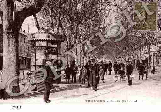 Ville de TARASCON, carte postale ancienne