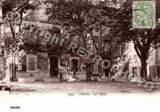 Ville de TOURVES, carte postale ancienne