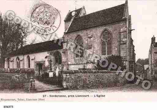 Ville de VERDERONNE, carte postale ancienne