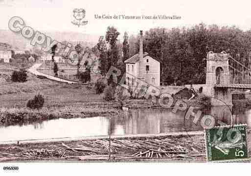 Ville de VILLEVALLIER, carte postale ancienne