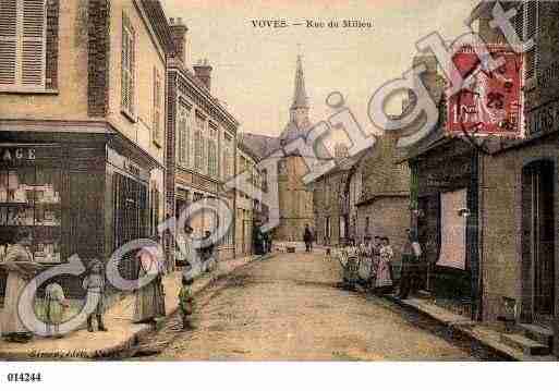 Ville de VOVES, carte postale ancienne