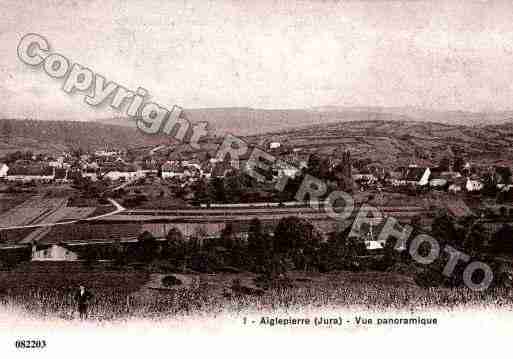 Ville de AIGLEPIERRE, carte postale ancienne