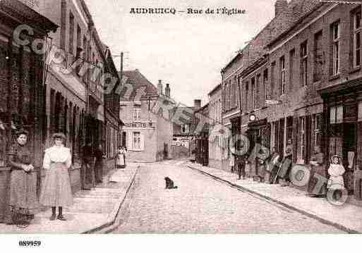 Ville de AUDRUICQ, carte postale ancienne