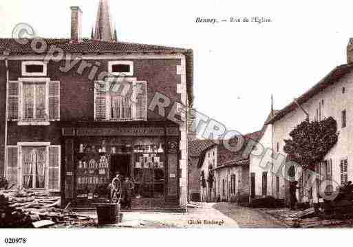 Ville de BENNEY, carte postale ancienne