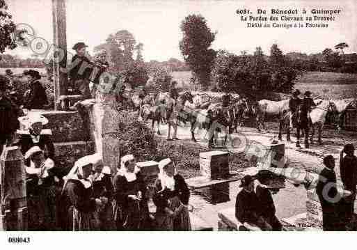 Ville de BENODET, carte postale ancienne