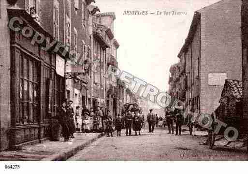 Ville de BESSEGES, carte postale ancienne