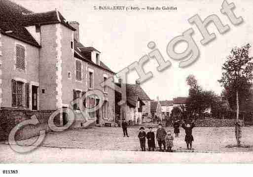 Ville de BOULLERET, carte postale ancienne