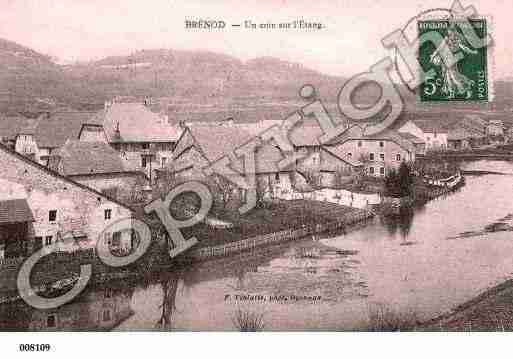 Ville de BRENOD, carte postale ancienne