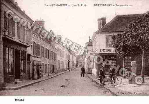 Ville de BREUILPONT, carte postale ancienne