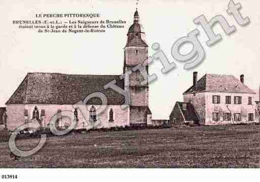 Ville de BRUNELLES, carte postale ancienne