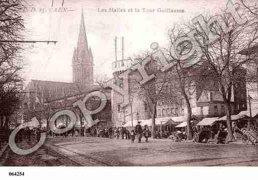 Ville de CAEN, carte postale ancienne