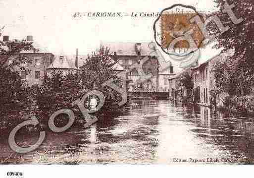 Ville de CARIGNAN, carte postale ancienne