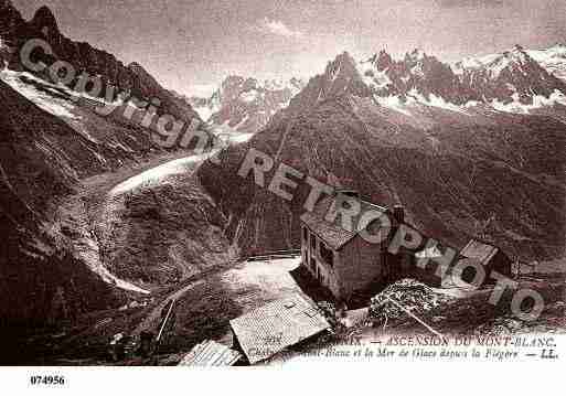 Ville de CHAMONIXMONTBLANC, carte postale ancienne