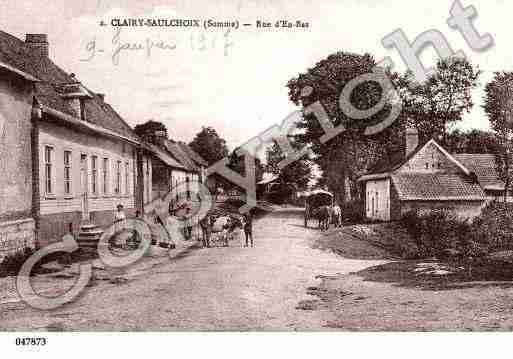 Ville de CLAIRYSAULCHOIX, carte postale ancienne