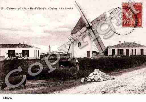 Ville de DOLUSD'OLERON, carte postale ancienne