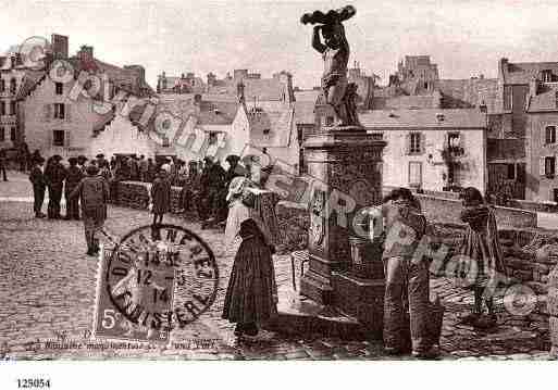 Ville de DOUARNENEZ, carte postale ancienne