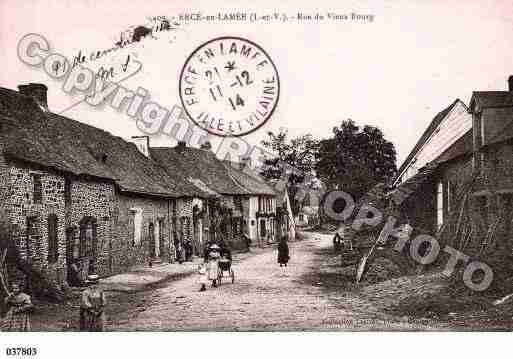 Ville de ERCEENLAMEE, carte postale ancienne