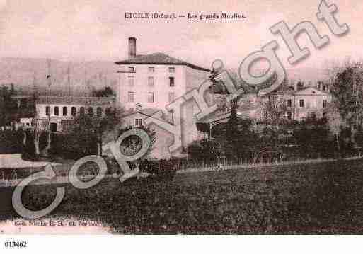 Ville de ETOILESURRHONE, carte postale ancienne