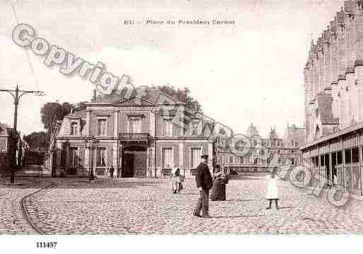 Ville de EU, carte postale ancienne