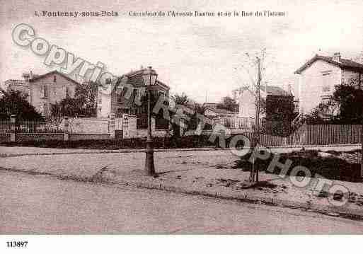 Ville de FONTENAYSBOIS, carte postale ancienne