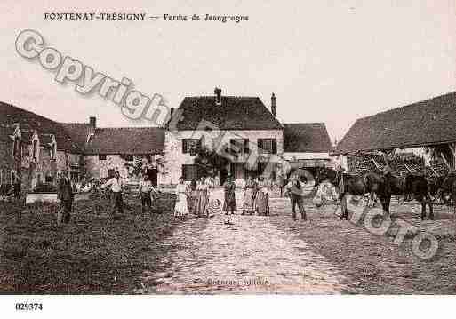 Ville de FONTENAYTRESIGNY, carte postale ancienne