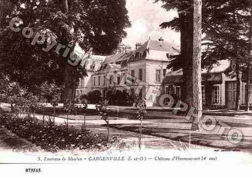 Ville de GARGENVILLE, carte postale ancienne