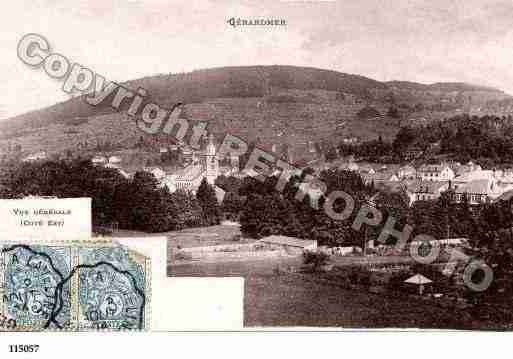 Ville de GERARDMER, carte postale ancienne