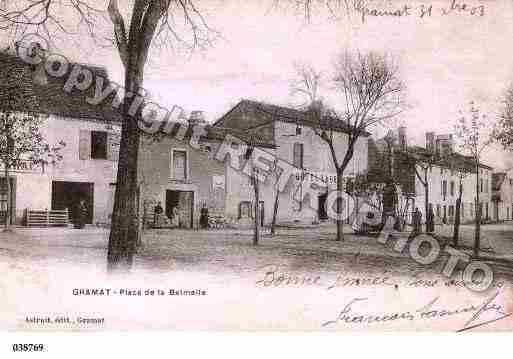 Ville de GRAMAT, carte postale ancienne