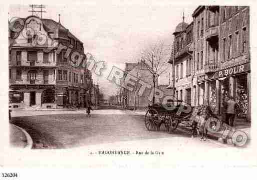 Ville de HAGONDANGE, carte postale ancienne