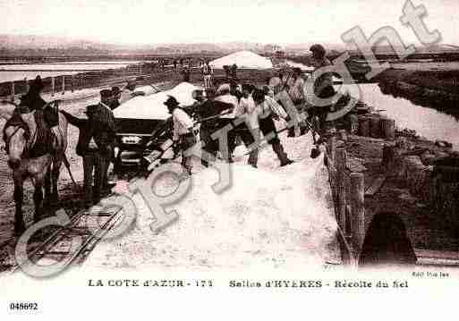 Ville de HYERES, carte postale ancienne