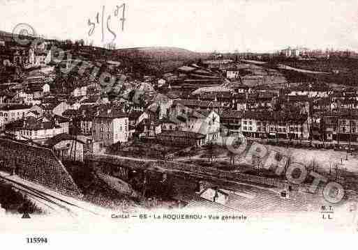 Ville de LAROQUEBROU, carte postale ancienne