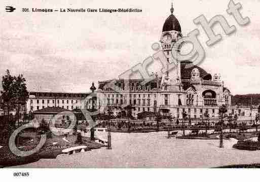 Ville de LIMOGES, carte postale ancienne