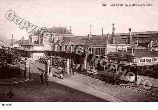 Ville de LIMOGES, carte postale ancienne