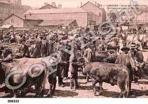 Ville de LIMOGES, carte postale ancienne