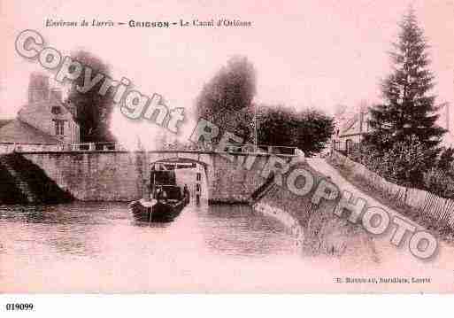 Ville de LORRIS, carte postale ancienne