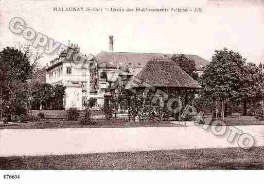 Ville de MALAUNAY, carte postale ancienne