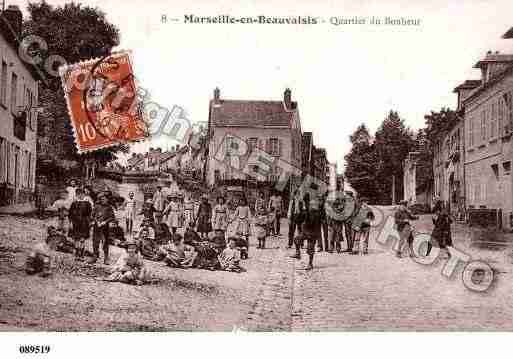 Ville de MARSEILLEENBEAUVAISISLEPETIT, carte postale ancienne