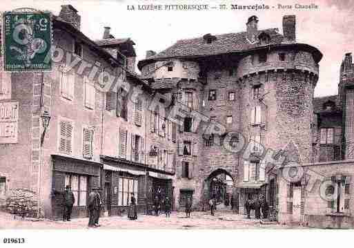 Ville de MARVEJOLS, carte postale ancienne