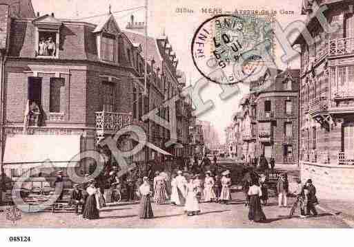 Ville de MERSLESBAINS, carte postale ancienne