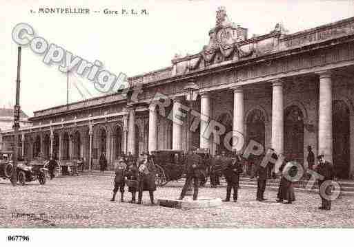 Ville de MONTPELLIER, carte postale ancienne