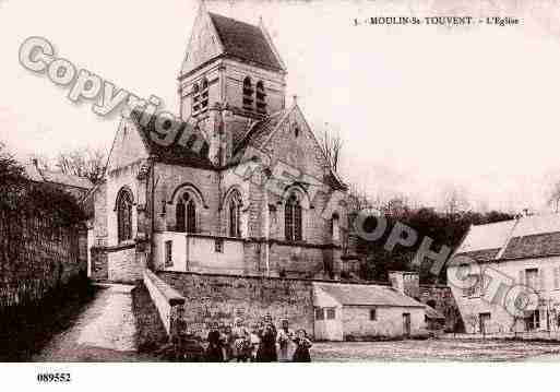 Ville de MOULINSOUSTOUVENT, carte postale ancienne