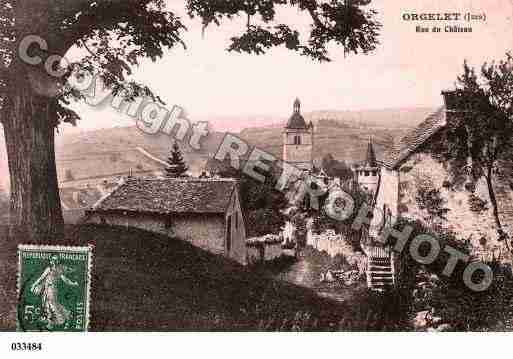 Ville de ORGELET, carte postale ancienne