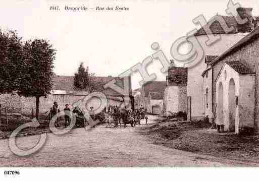 Ville de ORSONVILLE, carte postale ancienne