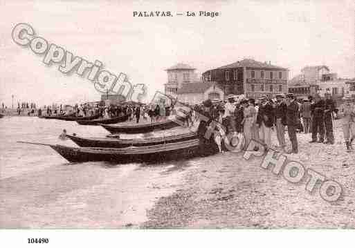 Ville de PALAVASLESFLOTS, carte postale ancienne