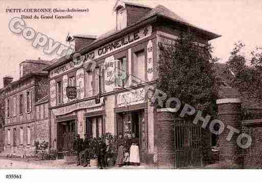 Ville de PETITCOURONNE, carte postale ancienne