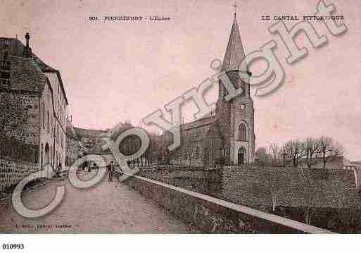 Ville de PIERREFORT, carte postale ancienne