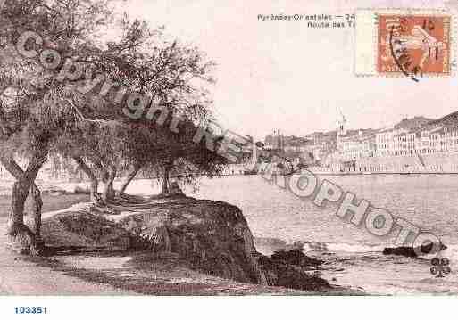 Ville de PORTVENDRES, carte postale ancienne