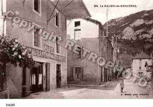 Ville de RENCUREL, carte postale ancienne