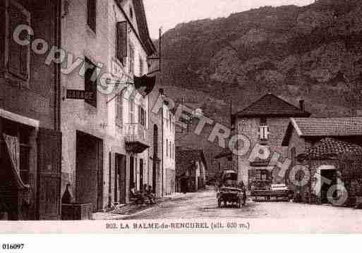 Ville de RENCUREL, carte postale ancienne